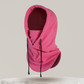 Cagoule de ski rouge, design ergonomique pour le visage