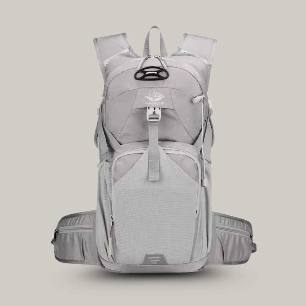 Vue arrière du sac à dos avec bretelles ajustables