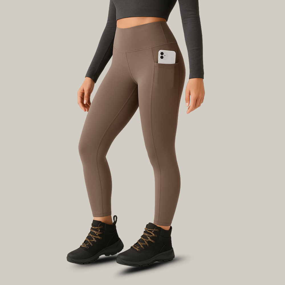 Legging en mouvement illustrant la liberté de mouvement