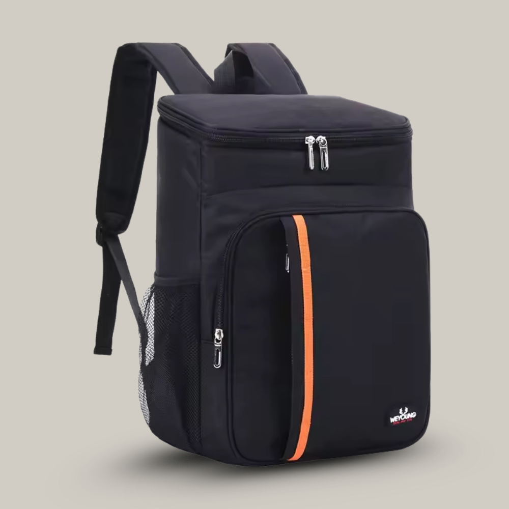 Intérieur du sac montrant la doublure imperméable et étanche