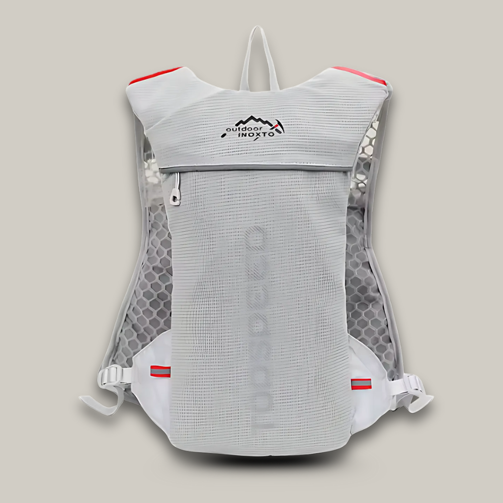 Détail des matériaux légers et résistants du sac
