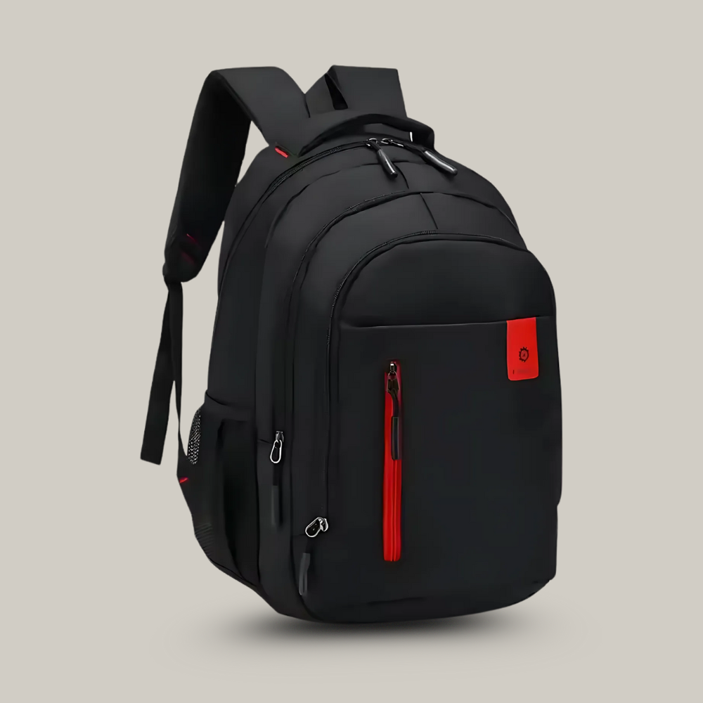 Sac à dos ouvert montrant l'intérieur spacieux et compartimenté