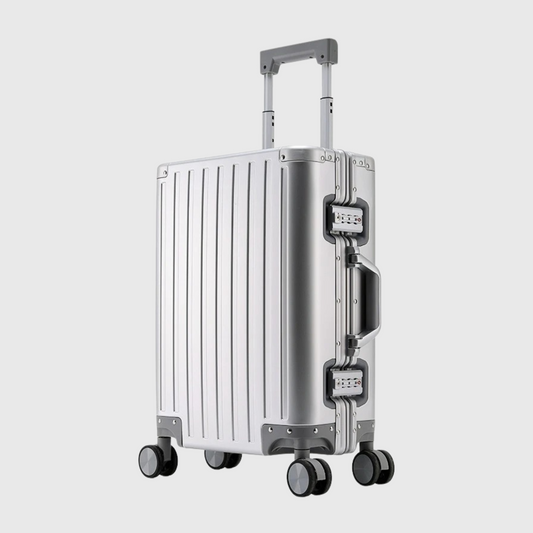 Structure en magnésium et aluminium d'une valise résistante