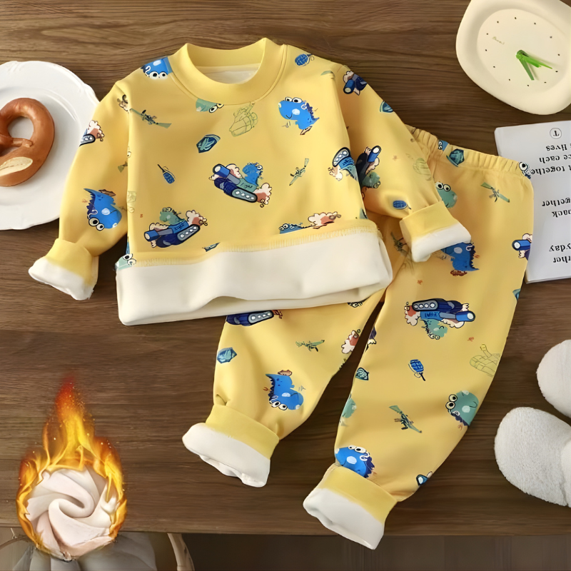 Ensemble pyjama enfant avec motifs animés colorés