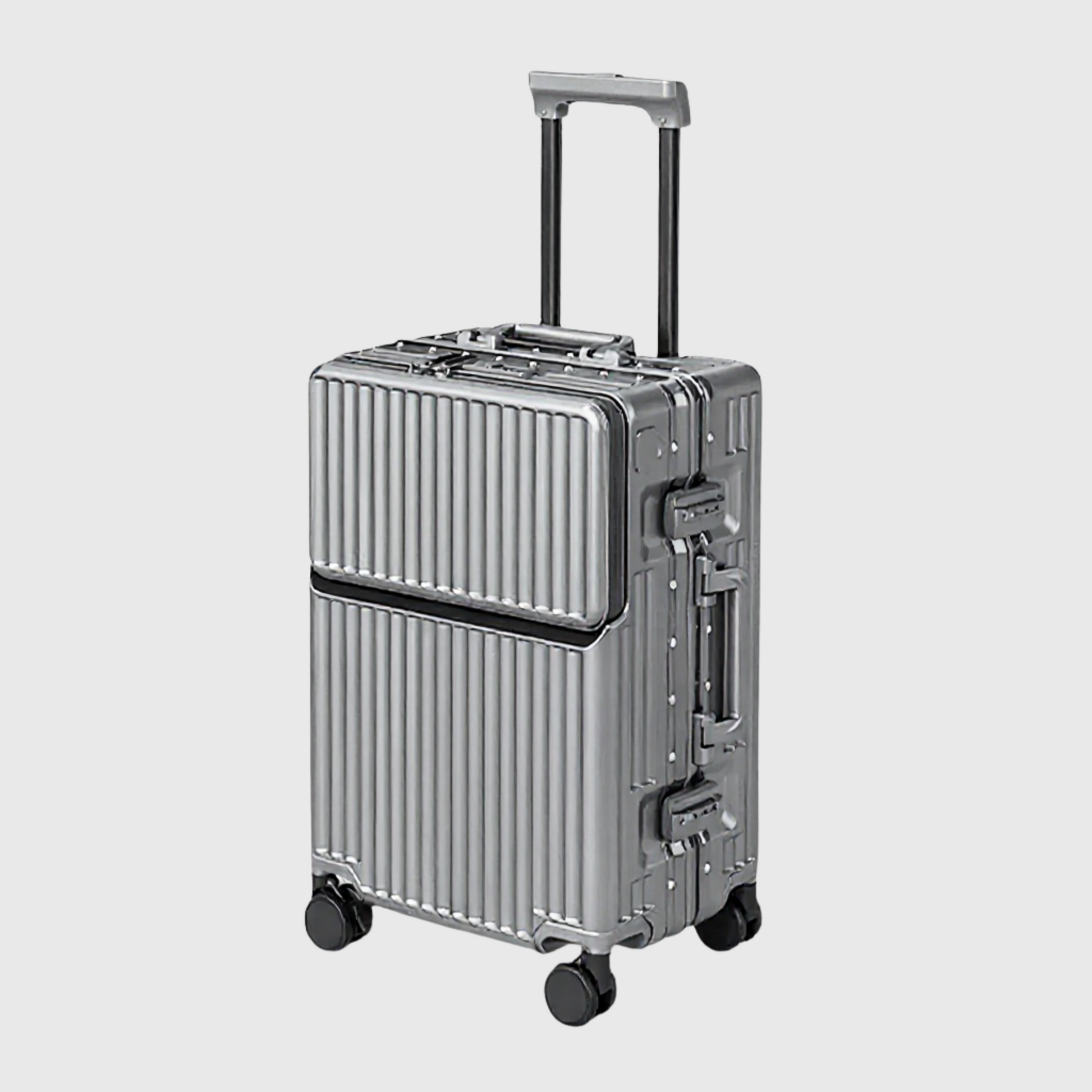 Valise ouverte montrant l'organisation intérieure