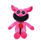 Peluche animale avec des yeux brillants et un sourire chaleureux