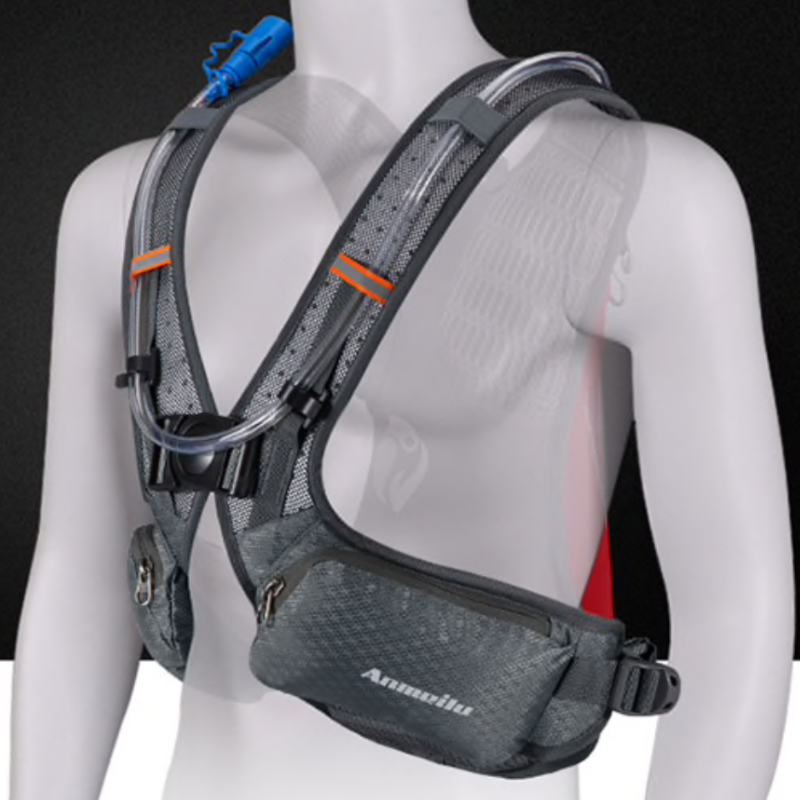 Sac à dos hydratation avec poches latérales et ceinture ventrale