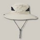 Vue de dessus du chapeau kaki, design classique