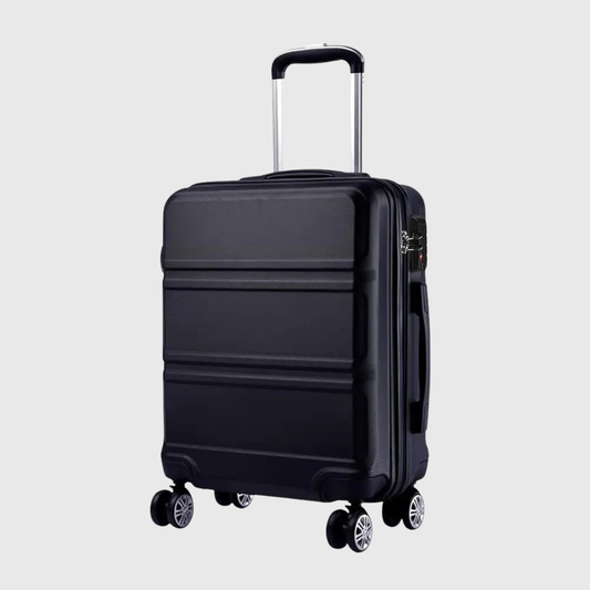 Valise vue de face avec surface en composite ABS