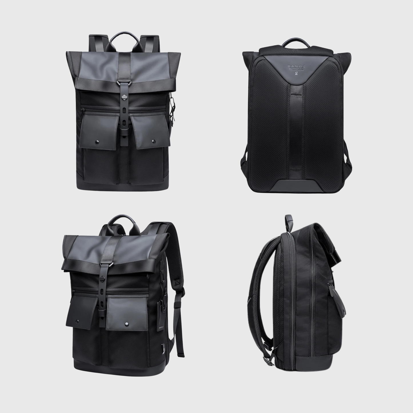 Sac à dos ouvert montrant l'organisation intérieure des poches