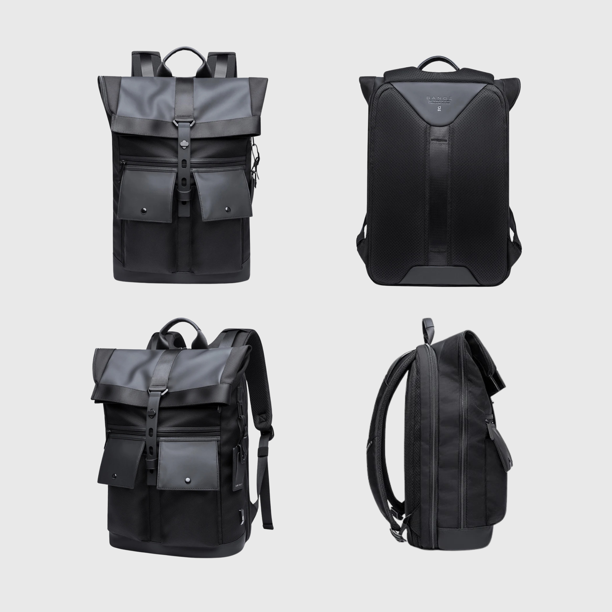 Sac à dos ouvert montrant l'organisation intérieure des poches