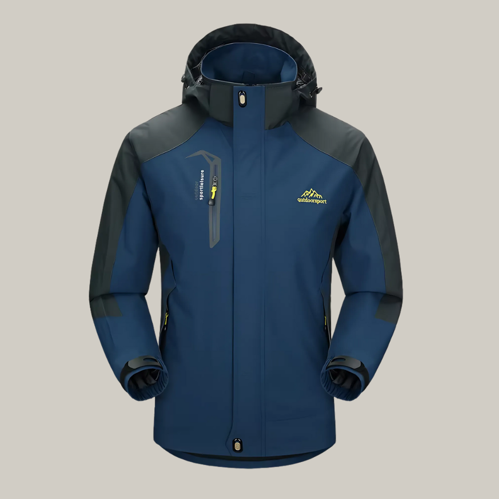 Veste portée en milieu naturel, protection contre le vent