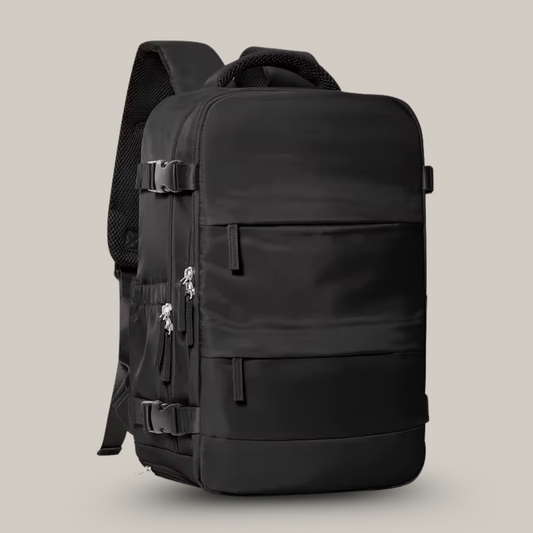 Vue de dessus du sac à dos avec poches extérieures