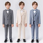 Ensemble tuxedo enfant avec blazer, pantalon et nœud papillon