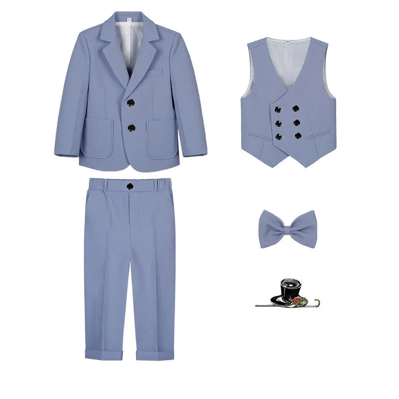 Ensemble complet tuxedo enfant, idéal pour mariages