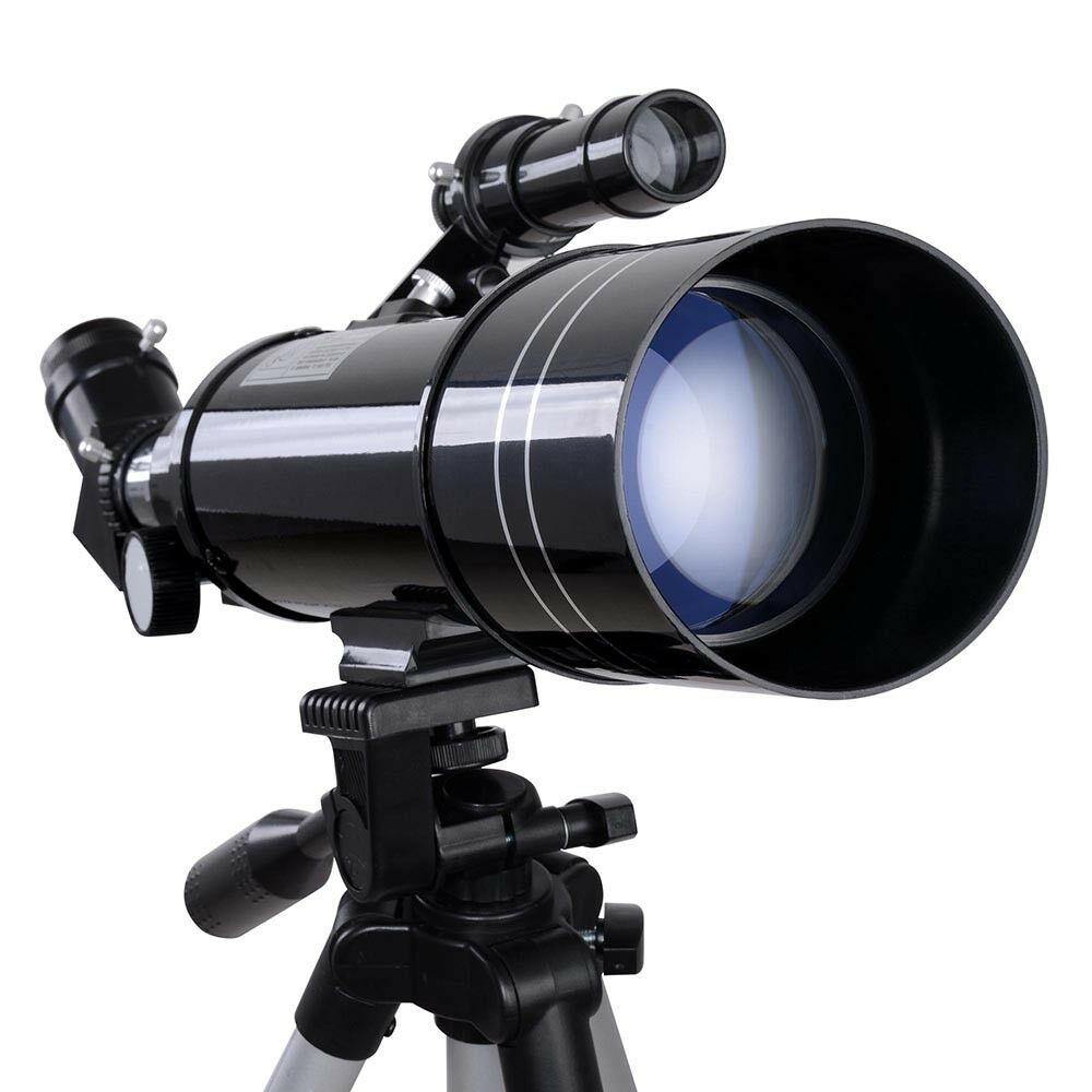 Télescope réfracteur avec trépied en aluminium réglable
