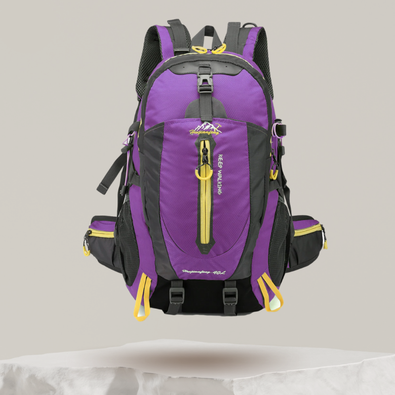Vue arrière du sac à dos avec bretelles ajustables