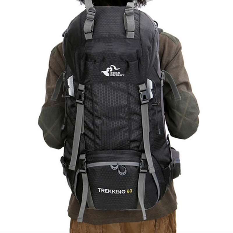 Sac à dos de trekking 60L avec sangles ergonomiques