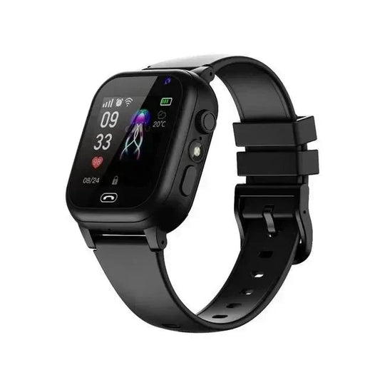 Montre enfant affichant des jeux éducatifs sur son écran couleur