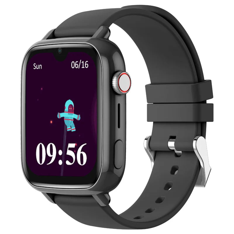 Montre enfant 4G avec écran affichant un appel vidéo