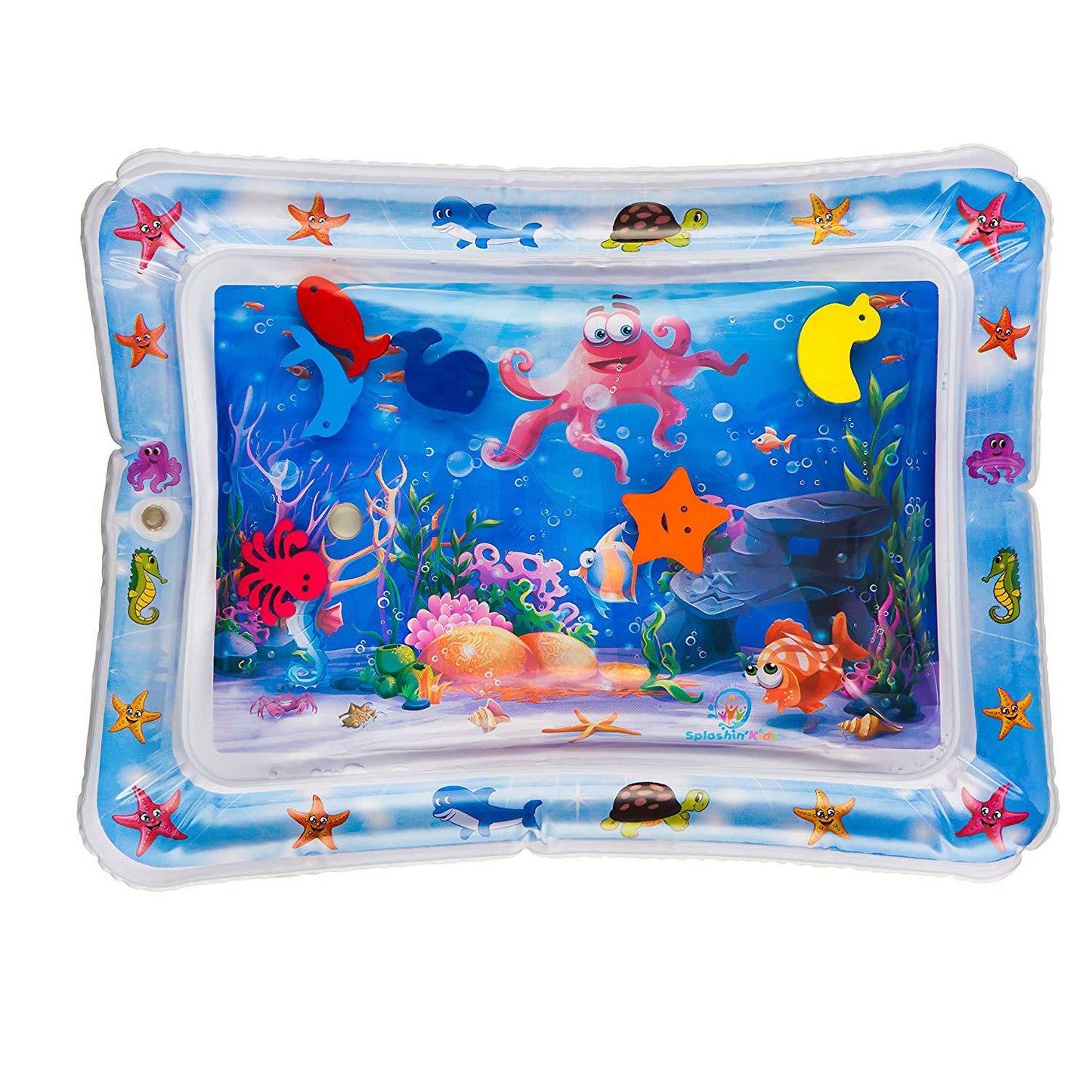 Tapis de jeu aquatique avec jouets flottants, idéal pour le développement