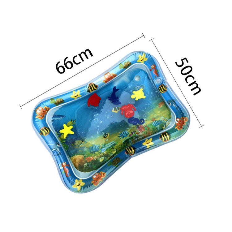 Tapis aquatique pour bébé avec textures stimulantes et couleurs variées