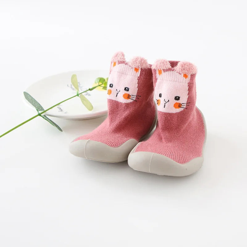 Chaussures à chaussettes, différentes tailles alignées