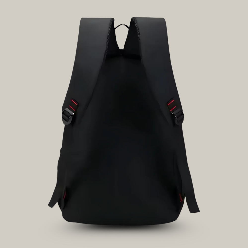 Sac à dos en gros plan, tissu résistant à l'eau visible