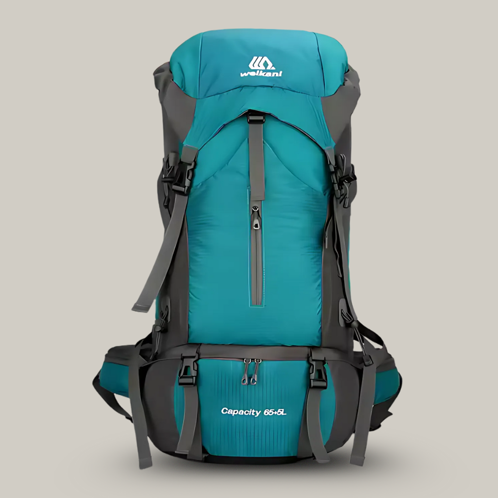 Sac à dos 70L avec poches multiples et sangles extérieures