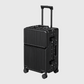 Valise fermée avec verrous homologués TSA visibles