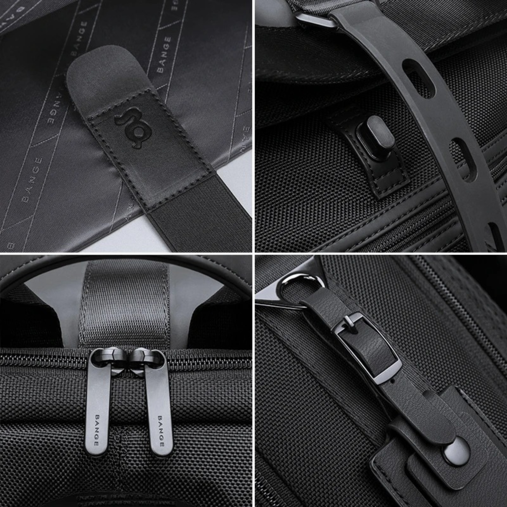 Intérieur du sac à dos avec compartiments pour accessoires électroniques