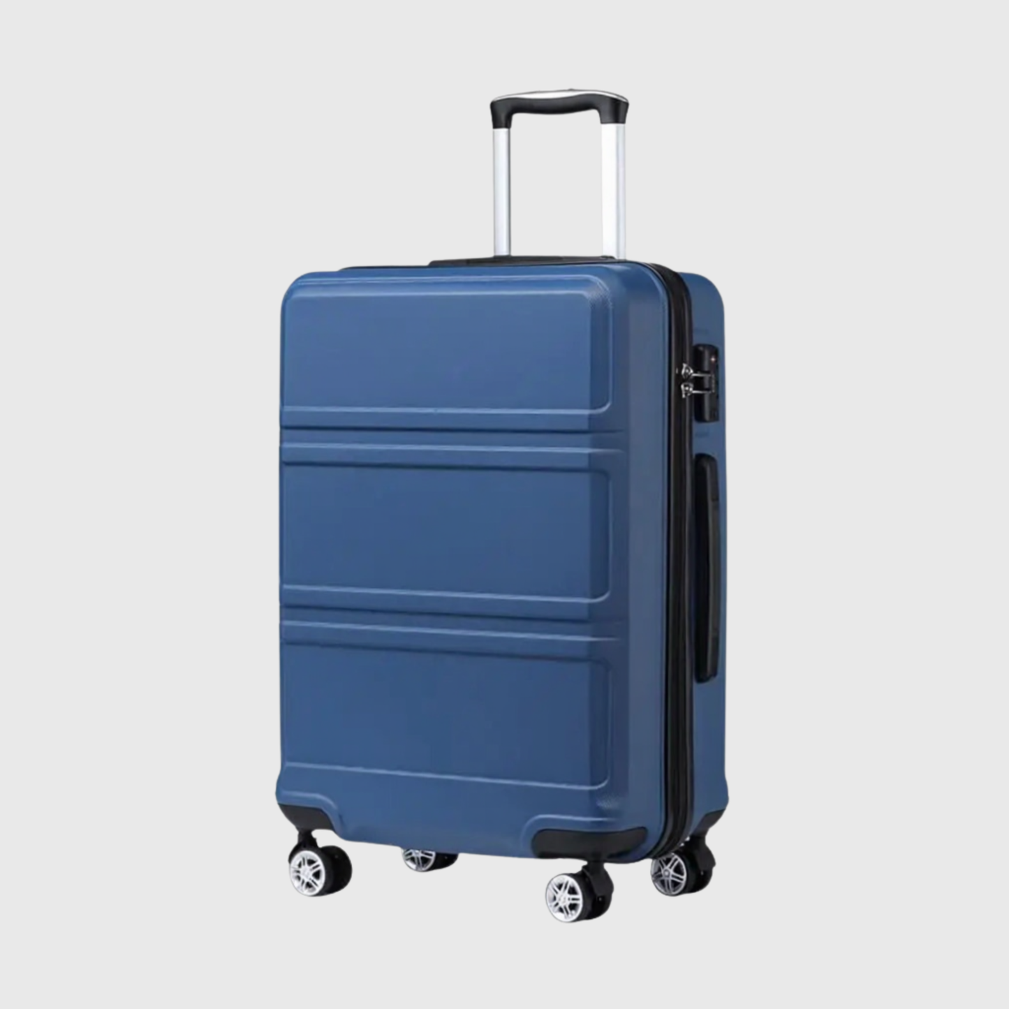 Intérieur de la valise avec séparateur et sangle de maintien