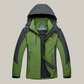 Veste imperméable avec capuche amovible en extérieur