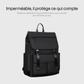 Compartiment principal du sac à dos ouvert, révélant l'intérieur spacieux