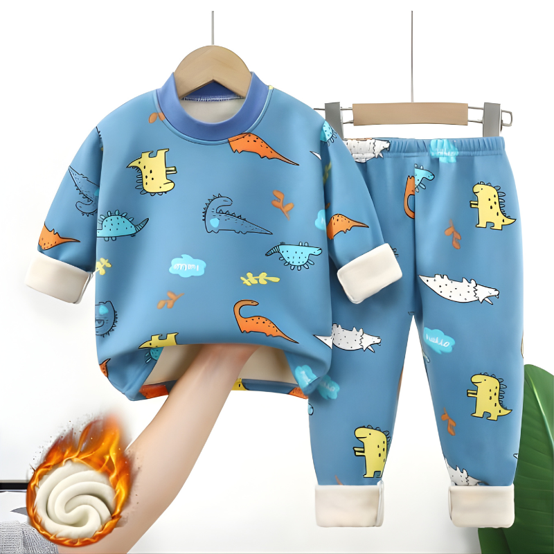 Pyjama enfant avec motifs animés, vue de dos
