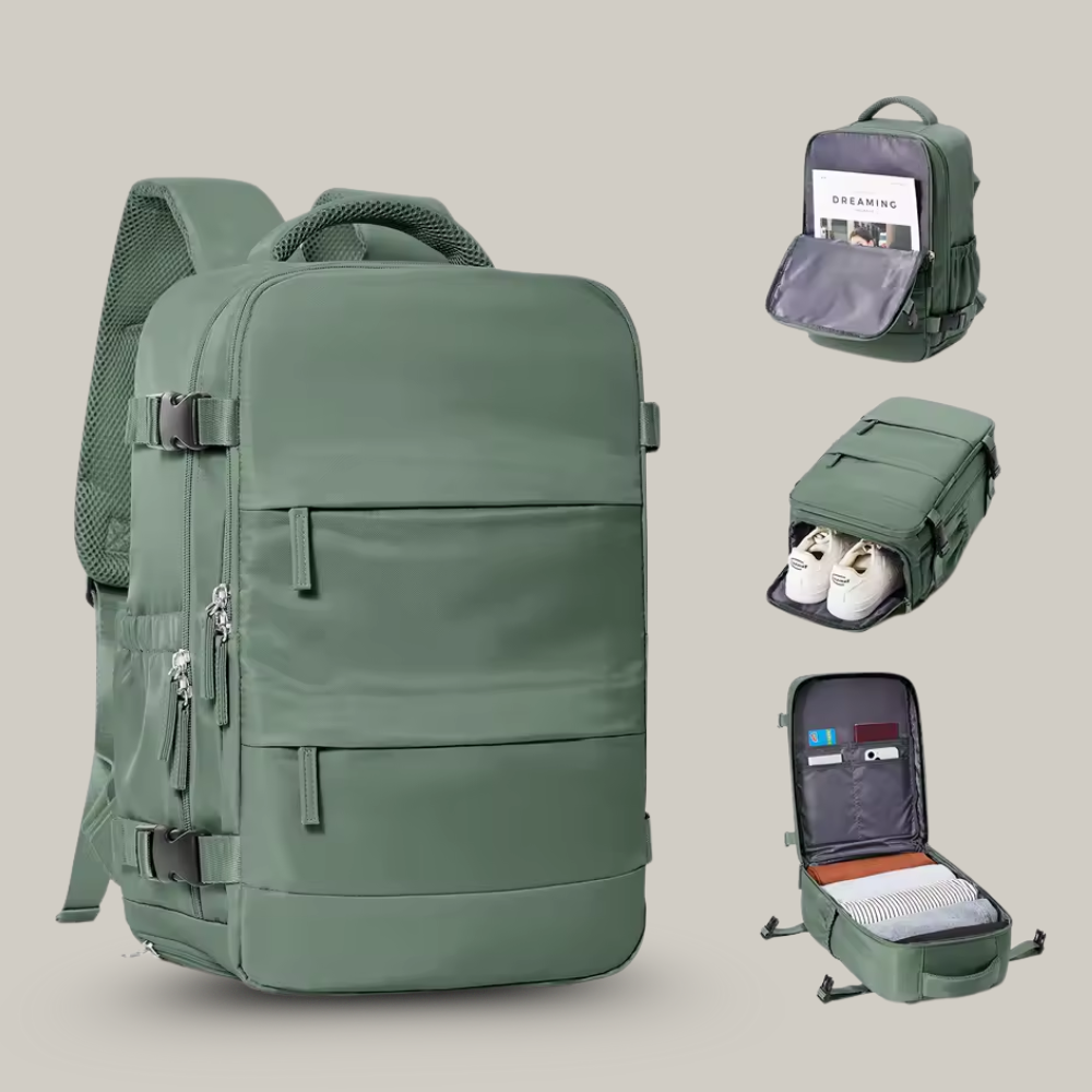 Compartiments multiples pour organisation efficace du sac à dos