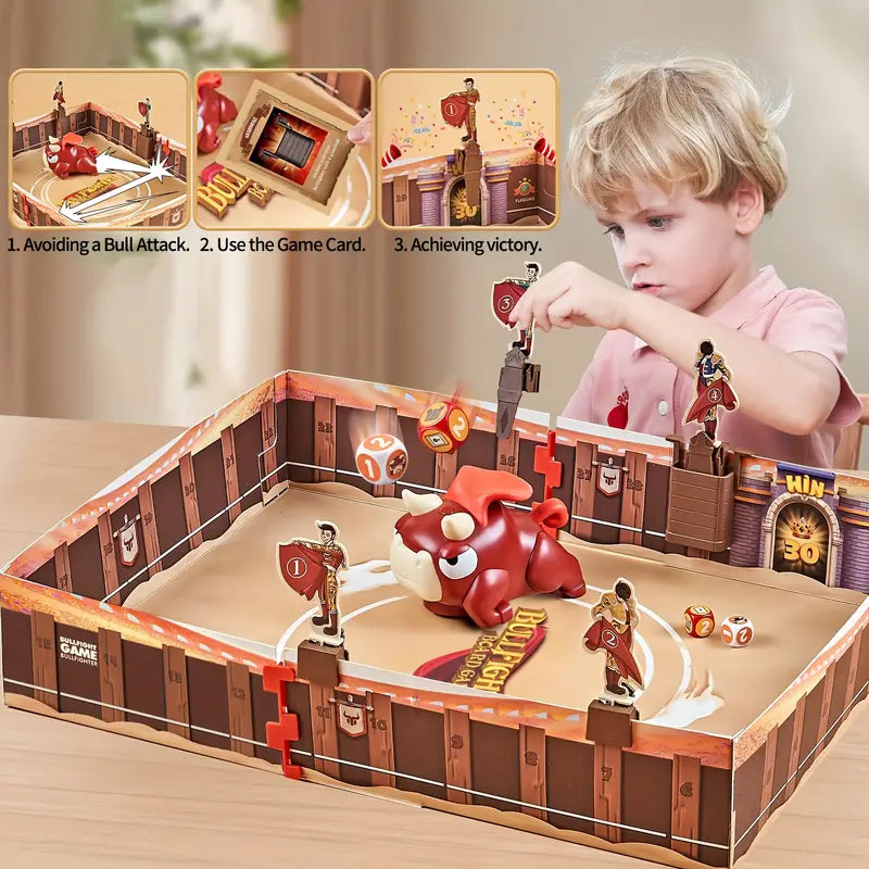 Vue d'ensemble du plateau de jeu avec obstacles et figurines