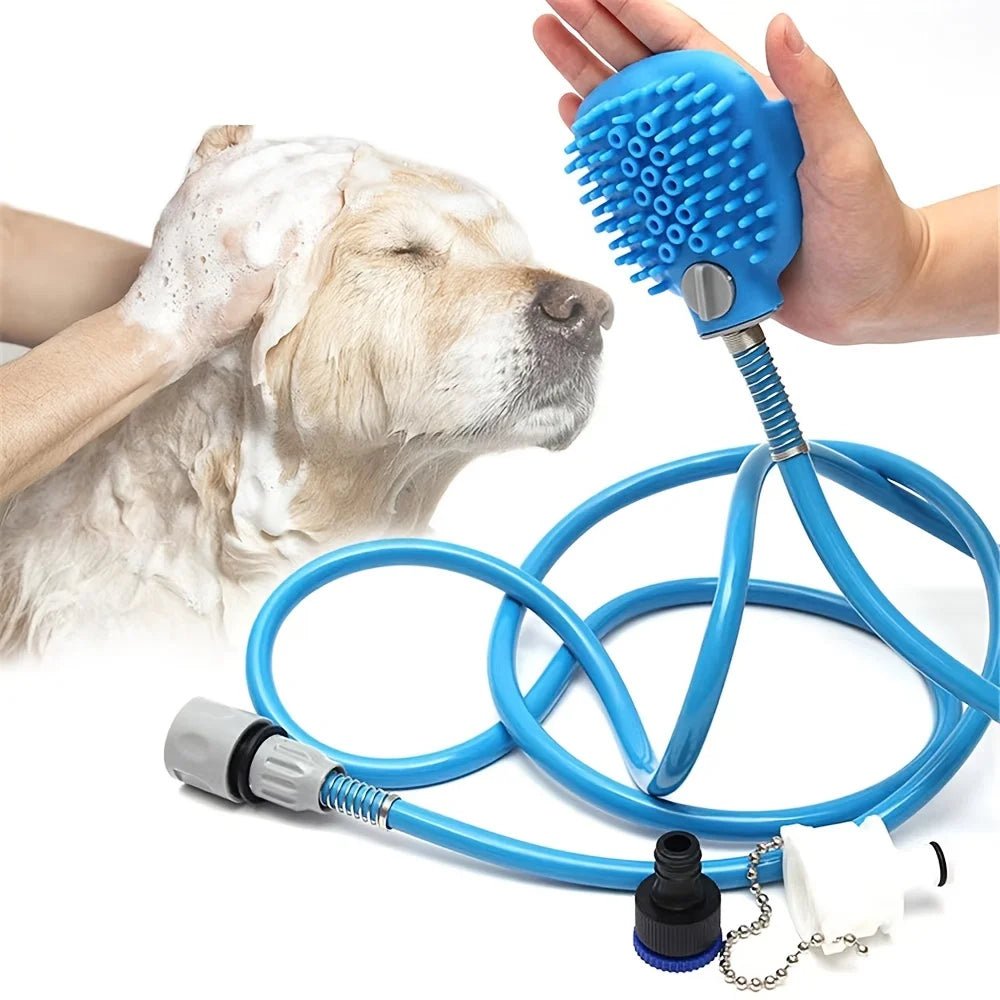 Pulvérisateur ergonomique pour un lavage facile des chiens