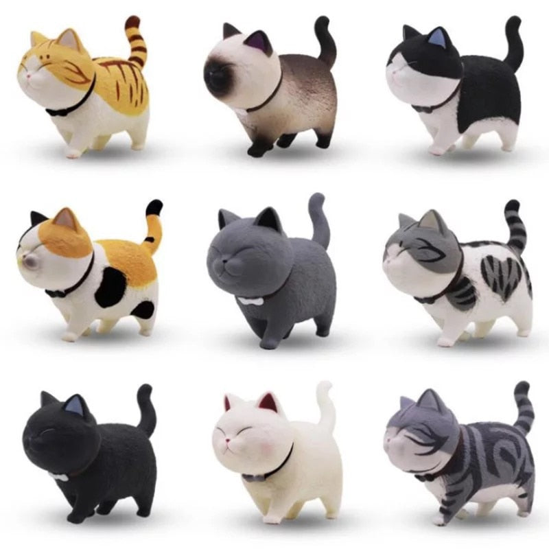 Décorations de chat ludiques et compactes pour intérieur de véhicule