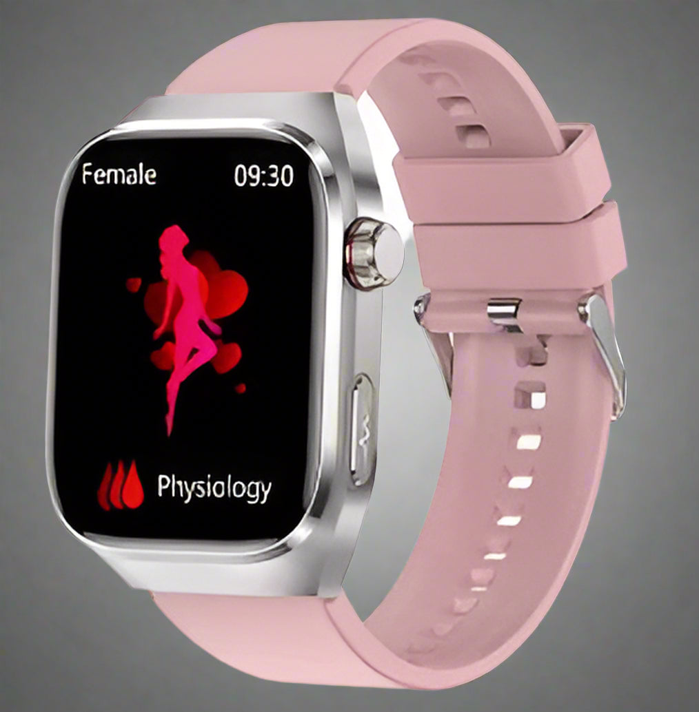 Montre montrant des graphiques de santé en temps réel
