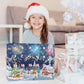 Gros plan sur un puzzle métallique complexe du calendrier