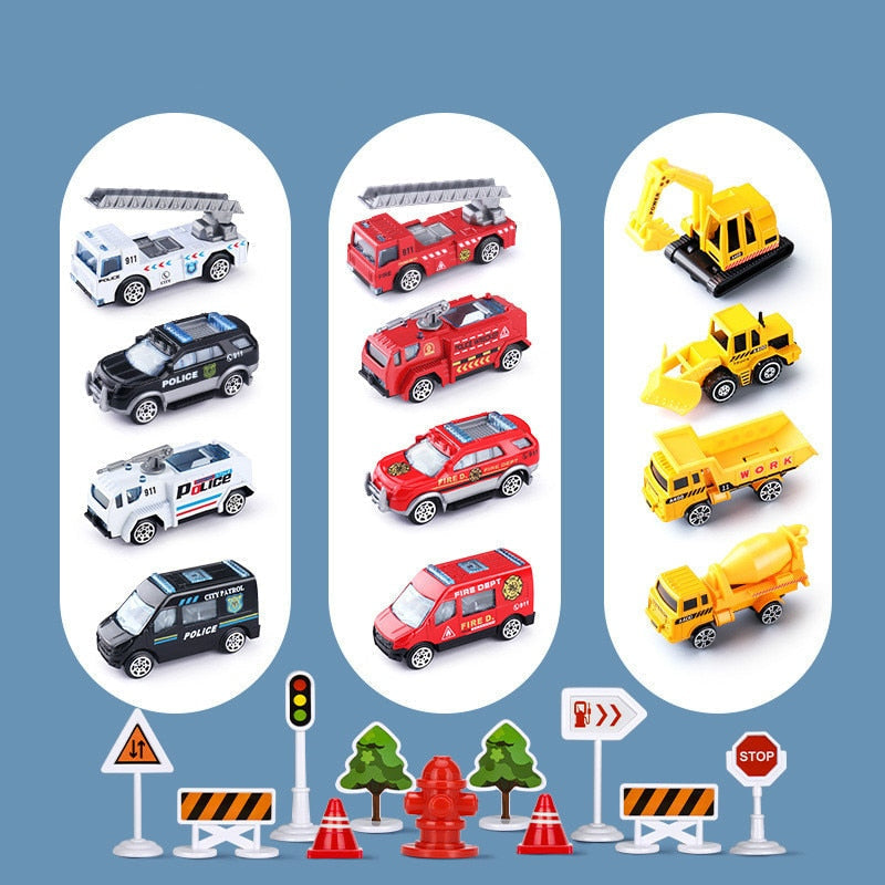 Ensemble complet d'avion et accessoires sur fond blanc