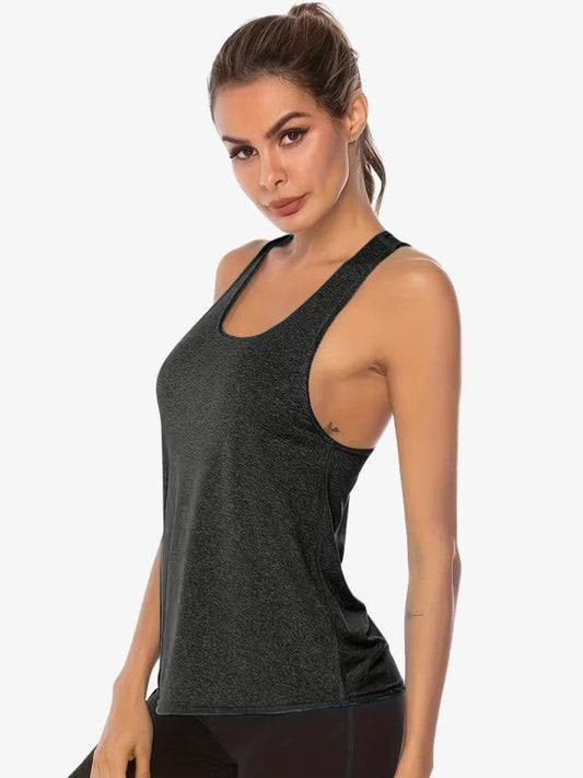 Débardeur blanc femme, idéal pour le sport
