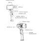 Stabilisateur en aluminium léger, smartphone en position verticale