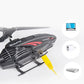 Gros plan sur les rotors flexibles de l'hélicoptère