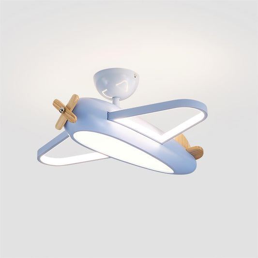 Vue d'ensemble de la lampe avion, parfaite pour chambre d'enfant