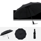 Parapluie replié mesurant 30 cm, facile à ranger