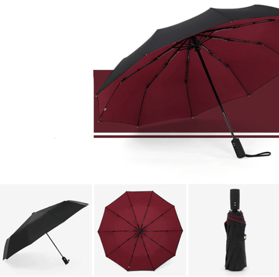 Parapluie en alliage d'aluminium, léger et durable