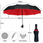 Parapluie ouvert avec un diamètre de 110 cm, prêt à l'emploi