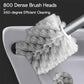 Support mural compact pour brosse de toilette moderne